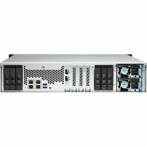 Nätlagringsenhet NAS Qnap TSH1886XURPR2D162232 Svart Svart/Grå 32GB DDR4 SDRAM