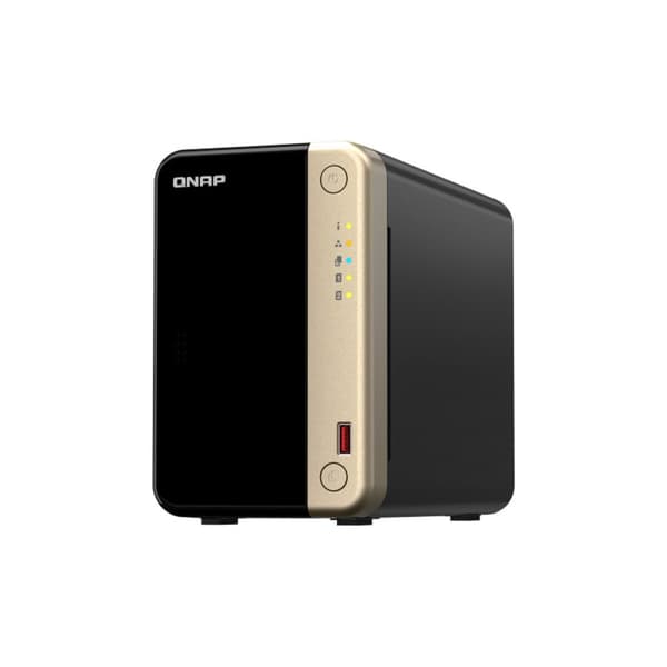 Nätlagringsenhet NAS Qnap TS-264-8G Svart Svart, Guld