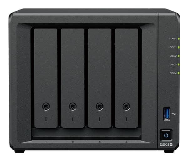 Synology Diskstation DS925+ NAS System 4-Bay 8 TB inkl. 2x 4 TB Synology HDD HAT3300-4T