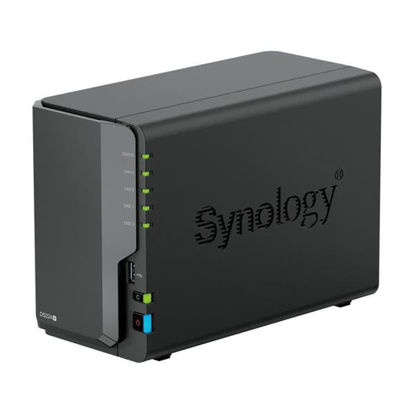 NAS - Synology - DiskStation DS224+ - 2 fack - 36 TB - Intel Celeron J4125