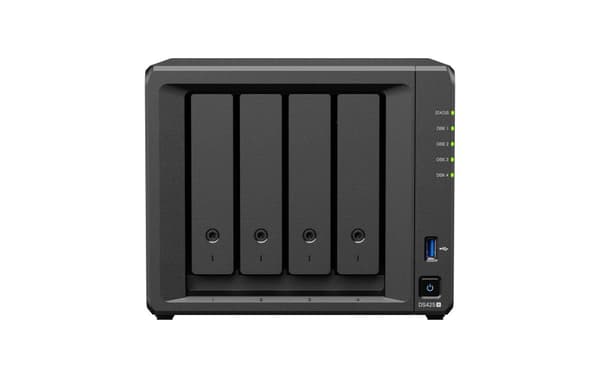 Serwer NAS DS425+ 4x0HDD J4125 2GB DDR4 1x1GbE 1x2,5GbE 3Y