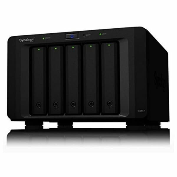NAS Nettverklagring Synology 2,5"-3,5" SATA 60 TB Svart