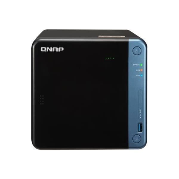 QNAP - Lagringsserver (NAS) - TS-453BE-4G - 4 Fack - Bare enhet Svart