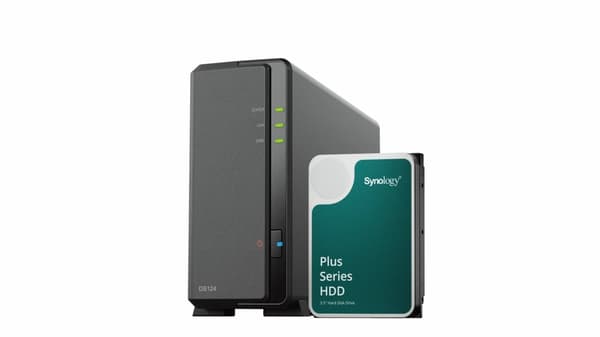 Bundle SYNOLOGY DS124 + 1x HAT3300-6TB Plus Series