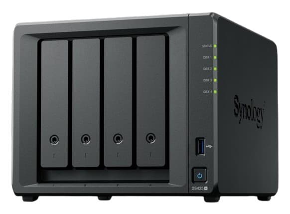 Synology DiskStation DS425+, NAS, Intel® Celeron®, J4125, 2 GB, DDR4, 0 TB