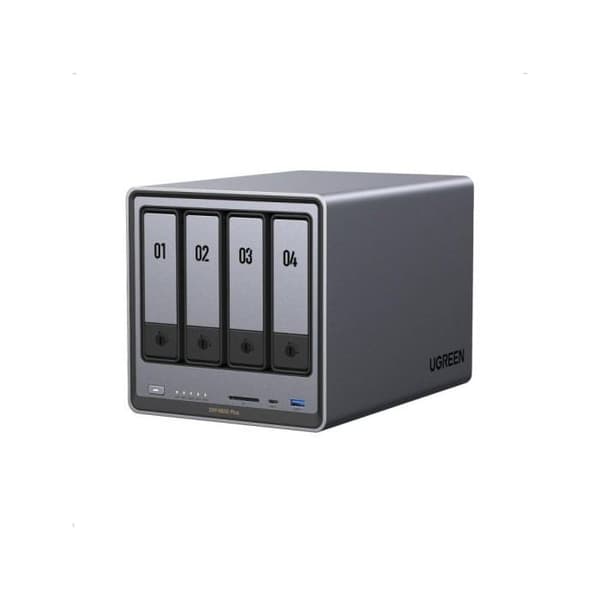 NAS UGREEN NASync DXP4800 Plus 8GB DDR5 Intel Pentium Gold 112TB SATA NVMe Ethernet Skrivbord