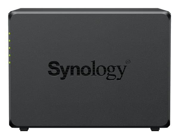 NAS Synology DS925+; Tower; 4x (3,5" SATA-hårddisk); AMD Ryzer V1500B; 4 GB DDR4 ECC SODIMM (max. 32 GB)