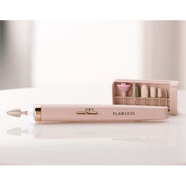 Finishing Touch Flawless Salon Nails - Elektrisk nagelfil - Professionell manikyrsats för hemmanikyrupplevelse