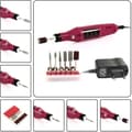 Miniatyrbild 1 av 4: Professionell elektrisk slipsats Manikyr Nagelfil med slipspetsar 220-240V