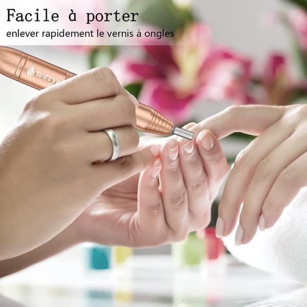 Elektrisk Nagelslip - CALDION - Guld Manikyr Pedikyr Kit - Justerbar Hastighet - 20000 varv/min