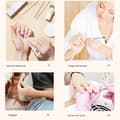 Miniatyrbild 4 av 4: INN Elektrisk nagelfil 5 hastigheter med 6 sliphuvuden professionell nagelslipare med laddningsbas och nagellampa