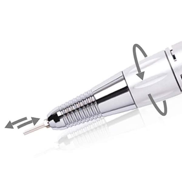 Professionell manikyrslipmaskin - PROMED - The File 525 - 25 000 rpm - Vit - 2 års garanti