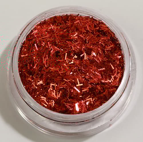 Nagelglitter - Stripes - Röd - 8ml - Glitter