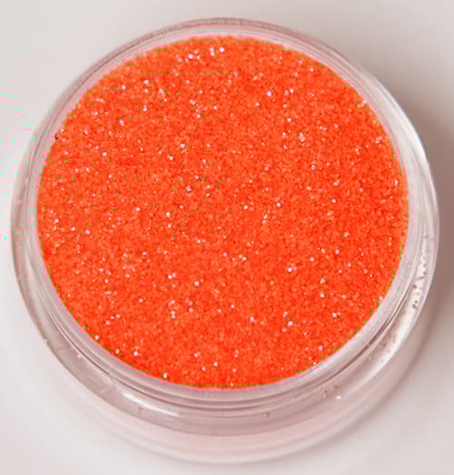 Negleglitter - Finkornet - Geléappelsin - 8ml - Glitter