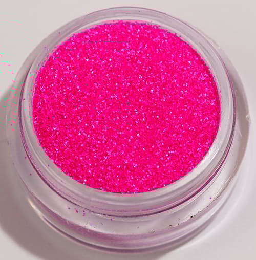 Negleglitter - Finkornet - Neonrosa (matt) - 8ml - Glitter