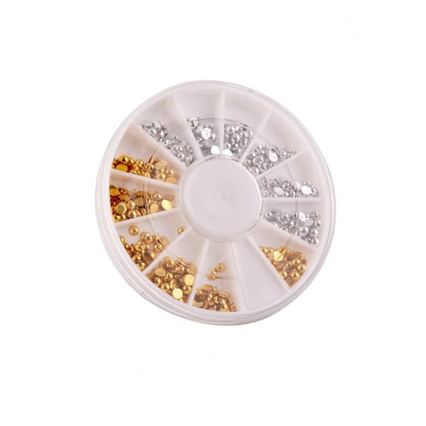 Rhinestone 2mm Silver / Guld