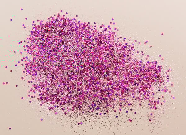 Negleglitter - Mix - Lilla fest - 8ml - Glitter