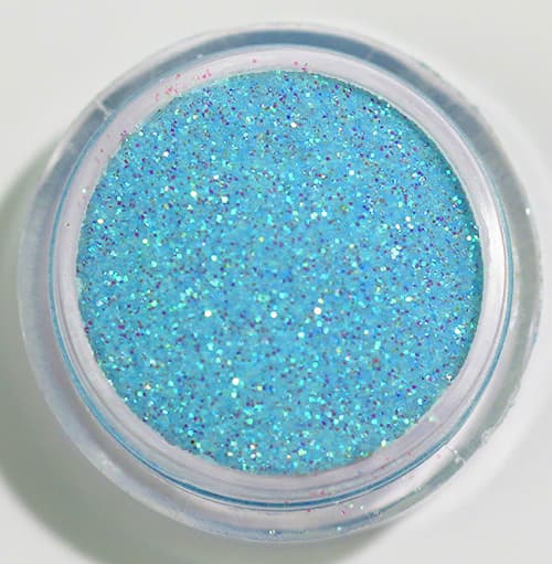 Negleglimmer - Finkornet - Turkis - 8ml - Glitter