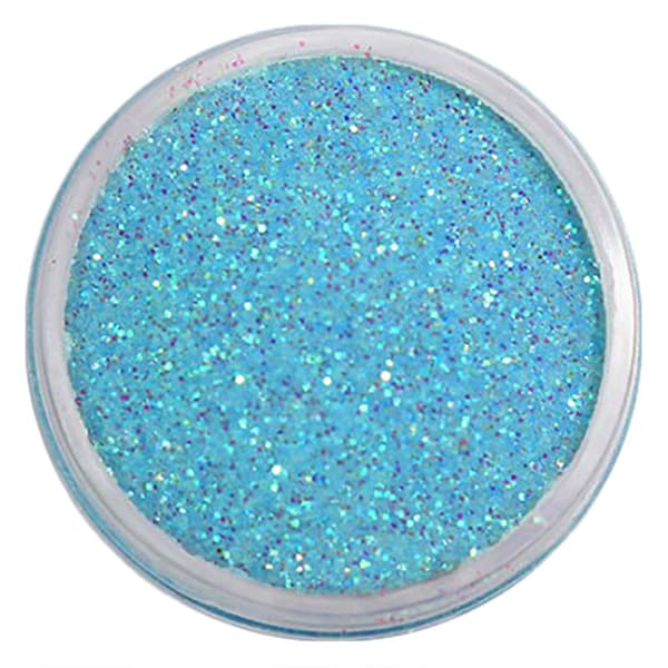 Negleglimmer - Finkornet - Turkis - 8ml - Glitter