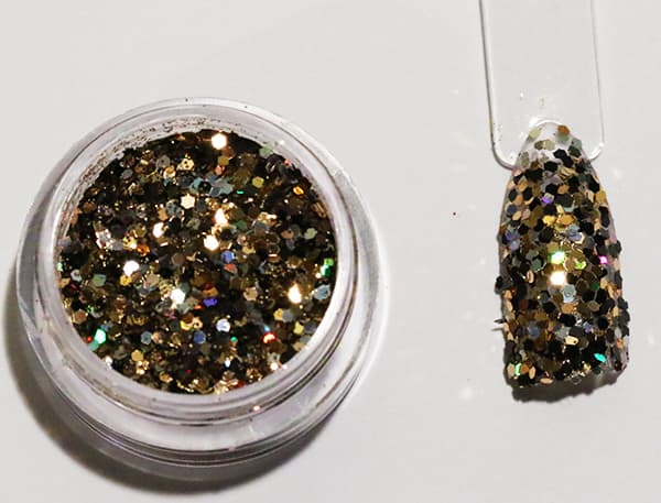 Negleglitter - Mix - Leopard - 8ml - Glitter