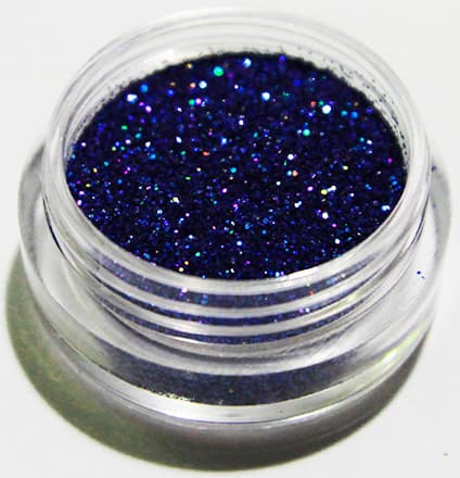 Kynsien glitter - Hienorakeinen - Tummansininen - 8ml - Glitter