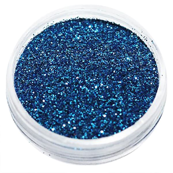 Negleglitter - Finkornet - Hav - 8ml - Glitter