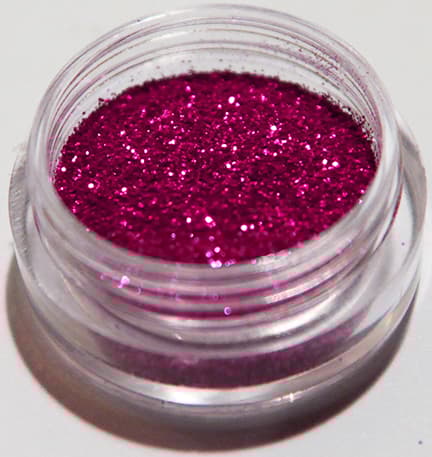 Nail Glitter - Fine Grain - Dark Pink - 8ml - Glitter
