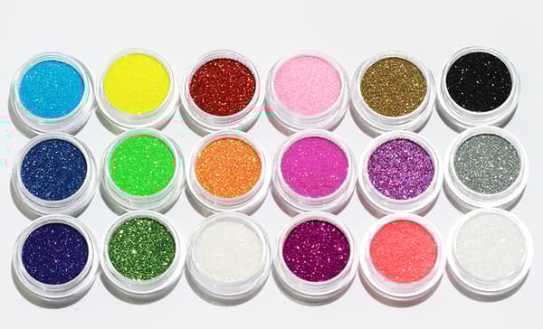 18st burkar Finkornigt glitter