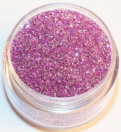 Negleglitter - Finkornet - Gammellilla - 8ml - Glitter