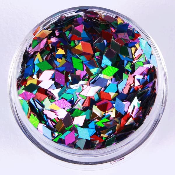 Nail glitter - Mix - Rhombus mix - 8ml - Glitter