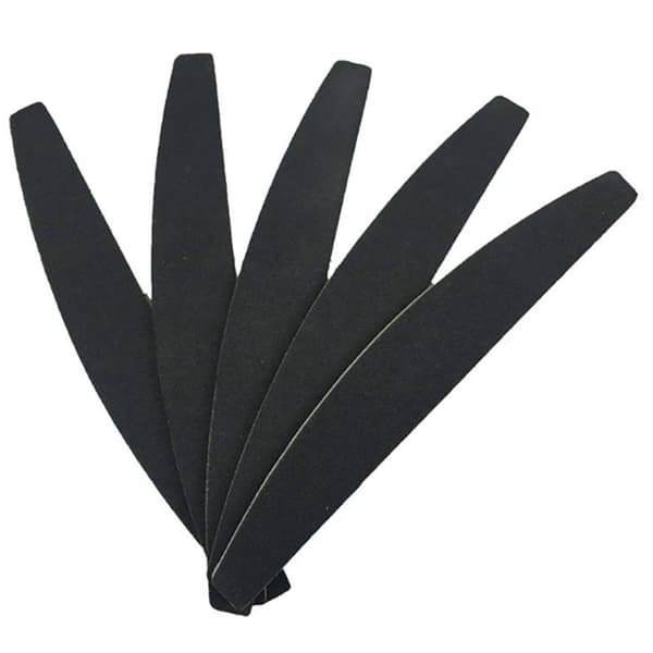 3-pak Half moon black - 100/180 - Neglefil