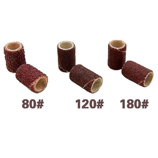 Sanding band, sandpapper till elfil - 80/120/180 grit