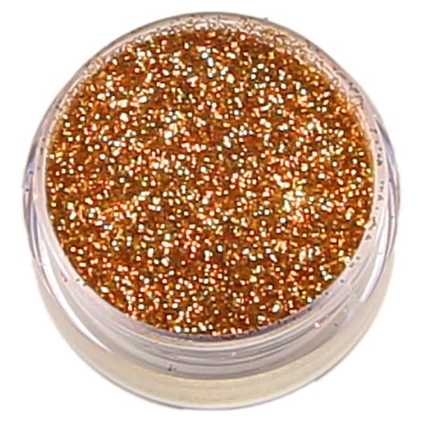 Negleglitter - Finkornet - Gullbrun - 8ml - Glitter
