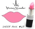 Miniatyrbild 1 av 3: Vivien Kondor Vegan Friendly Cruelty Free Lipstick - 27 Sheer Pink