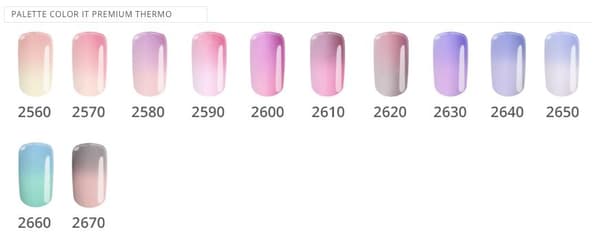 Gel polish - Farve IT - Premium - Thermo - *2640 UV-gel/LED
