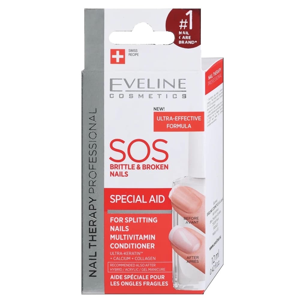 Eveline Nagelvård Nail Sos Brittle And Broken Nails CDON