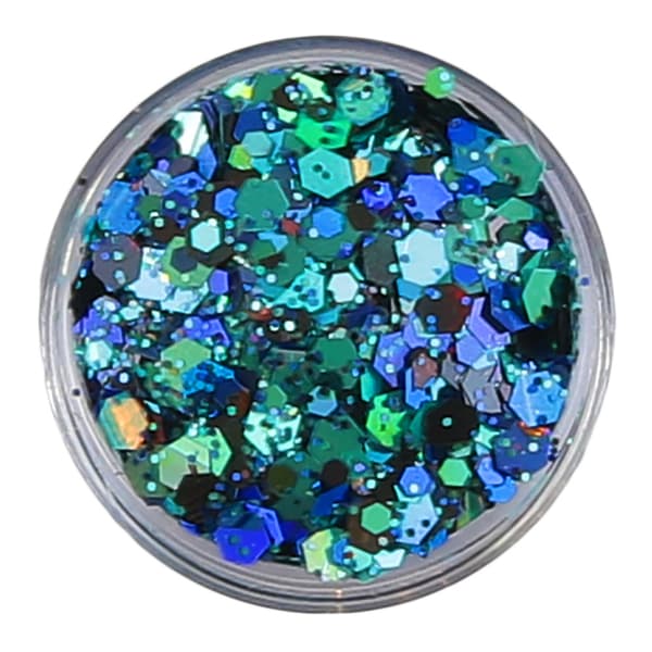 Nail glitter - Mix - Blue ocean - 8ml - Glitter
