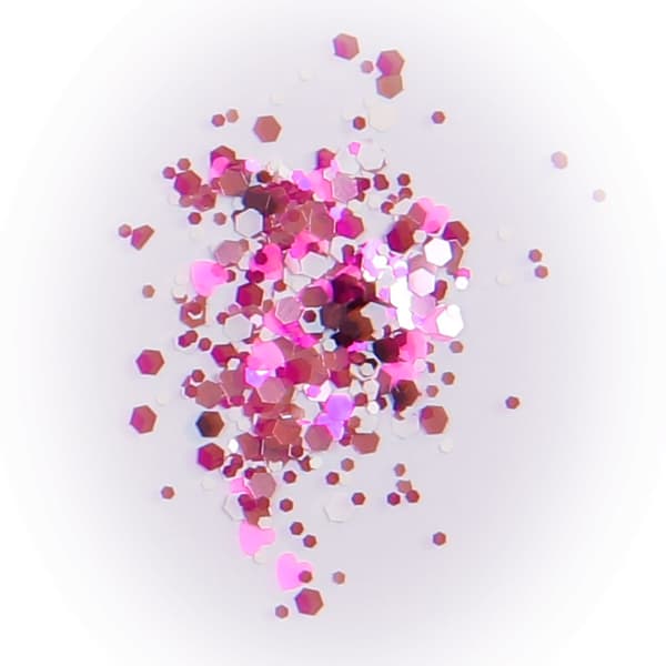 Negleglitter - Mix - Pannacotta - 8ml - Glitter