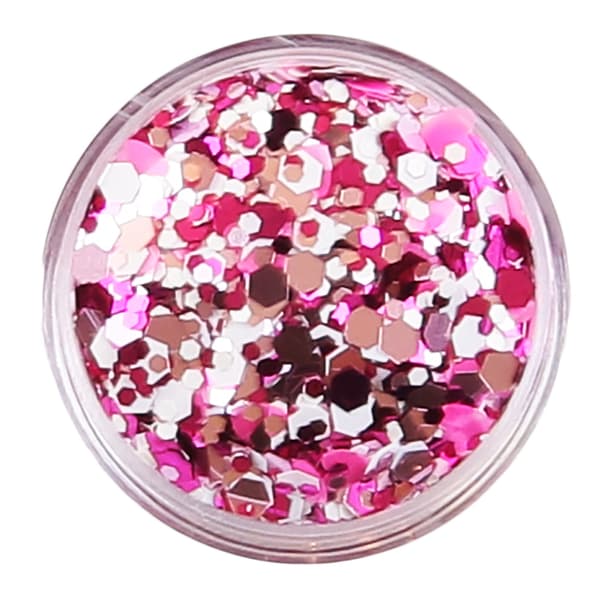 Negleglitter - Mix - Pannacotta - 8ml - Glitter