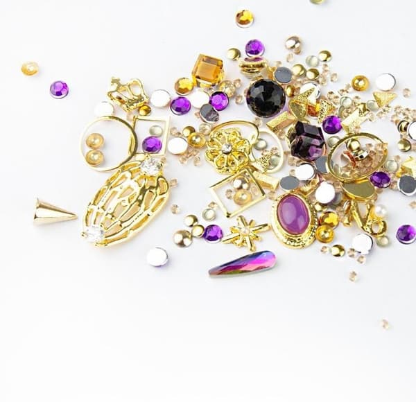 Dekorationer - Mix - Gold - 01 - Lavender