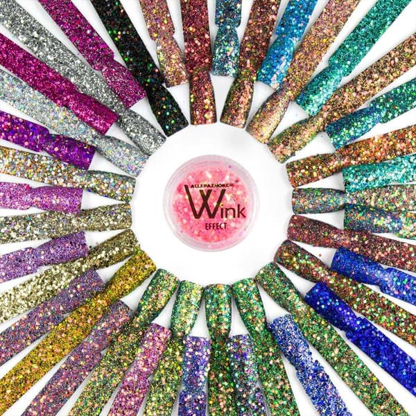 Nagelglitter - Wink Effect - Hexagon - 10