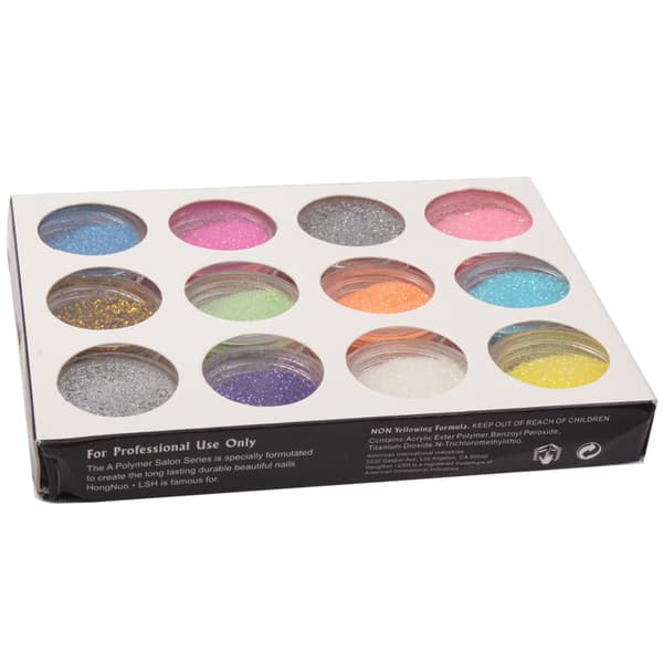 Nageldekor, 12 burkar