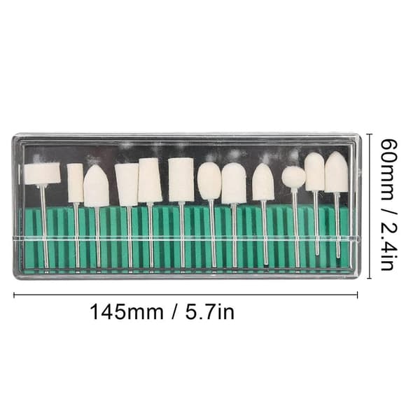 30 kpl Nails poranterät manikyyri pedikyyri setti