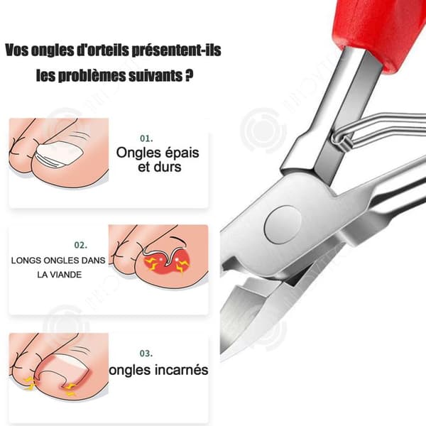INN Professionella Nagelklippare Nagelklippare i rostfritt stål Precisionsnagelklippare för tjocka naglar Precisionsnagelklippare
