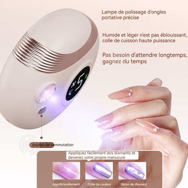 INN 3 i 1 elektrisk nagelklippare 12x12x8cm med sandpapper 11 sliphuvuden Säker att förhindra stänkfunktion