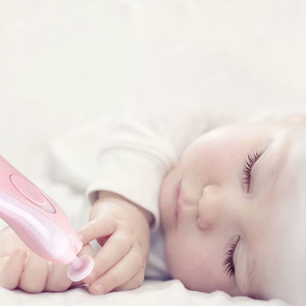 Elektrisk nagelfil för baby manikyr barn tillbehör ung mamma tyst nagel baby