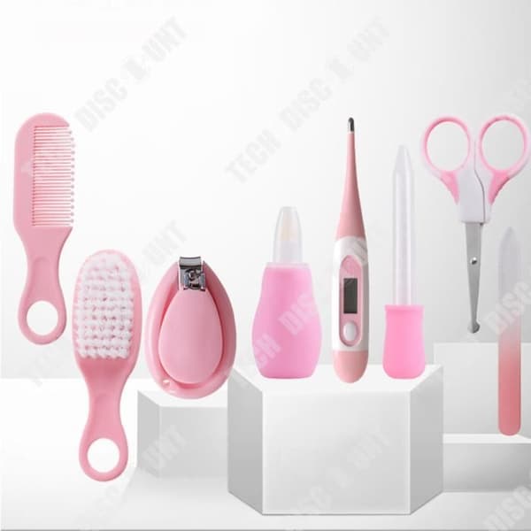 TD® Baby Nagelvård Nagelklippare Sax Nasal Aspirator Matare Dropper Nagelmatare Baby Vatten Termostat Set