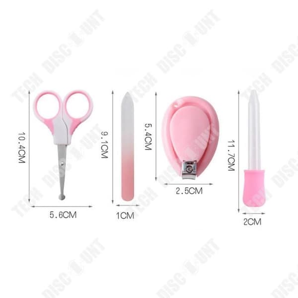 TD® Baby Nagelvård Nagelklippare Sax Nasal Aspirator Matare Dropper Nagelmatare Baby Vatten Termostat Set
