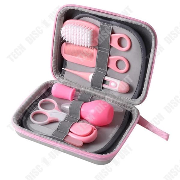 TD® Baby Nagelvård Nagelklippare Sax Nasal Aspirator Matare Dropper Nagelmatare Baby Vatten Termostat Set