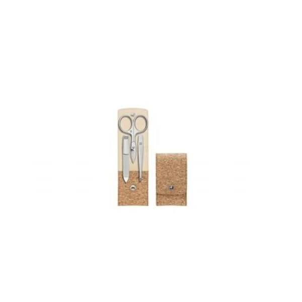 Tweezerman manikyrfodral Cork Twinox Set 3 produkter